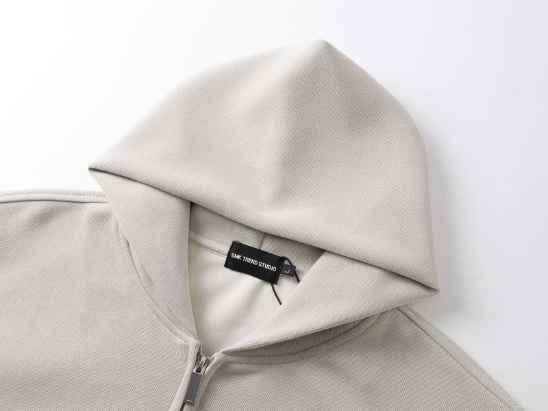 Sudadera extragrande con capucha y cremallera y estampado tribal — Conjunto urbano