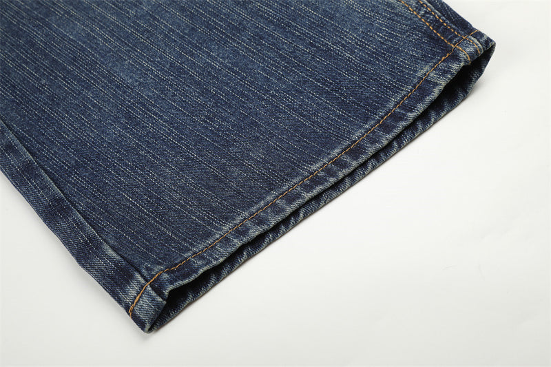 Baggy Black Jeans für Herren – Wide-Leg-Barrel-Fit aus verwaschenem Denim