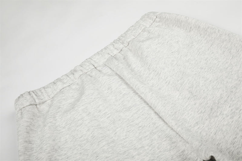 Wide Leg Sweatpants with Gold Stud Detail & Drawstring Waist