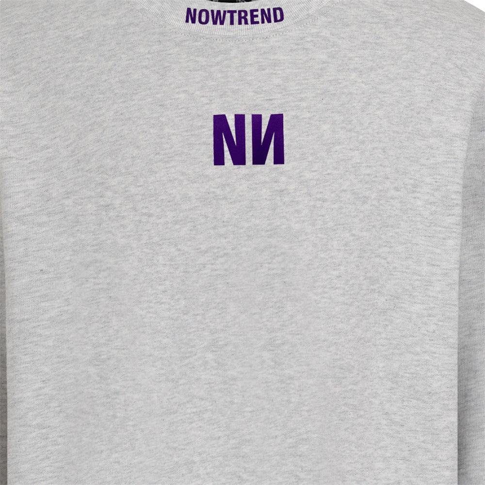 Long Sleeve Designer Shirt – NOWTREND NN Logo Relaxed Fit Tee