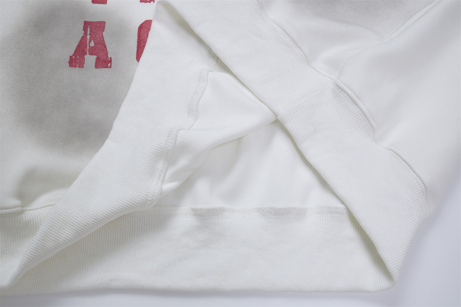 Letter Grid Oversized Hoodie – Acid-Washed Distressed Streetwear Pullover