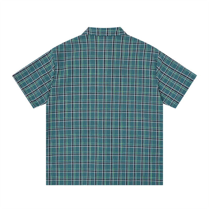 No Chains No Limits Plaid Short Sleeve Shirt – Relaxed Fit Button-Up
