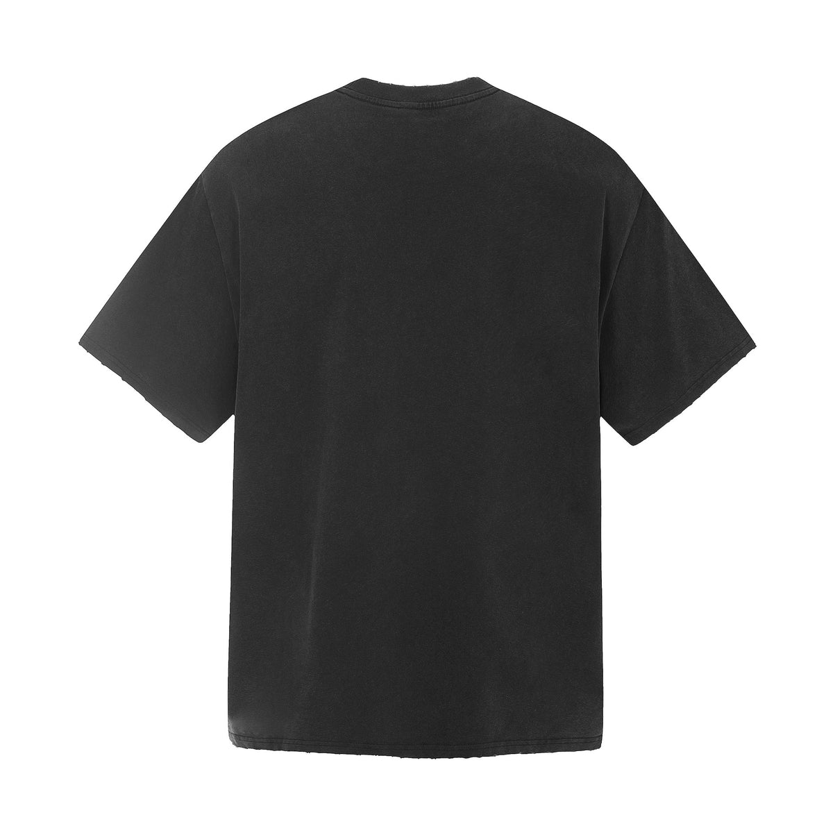 Men's Black Acid-Wash Graphic T-Shirt – BLEG Music Collage Print