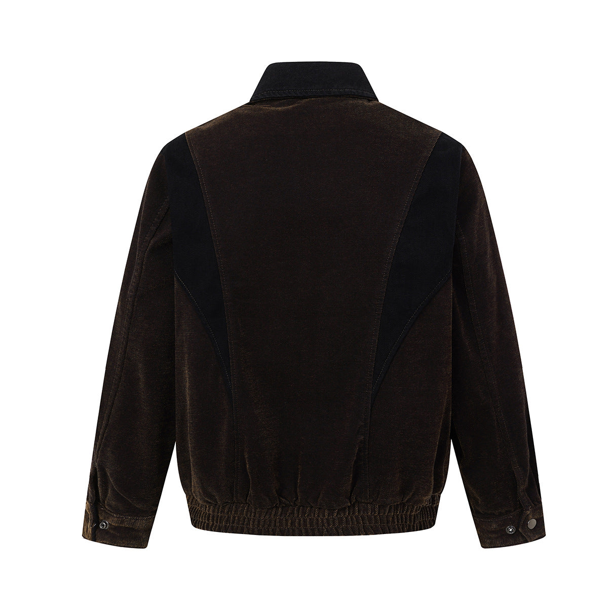 Veste Harrington en velours coupe boxy – Style workwear américain rétro