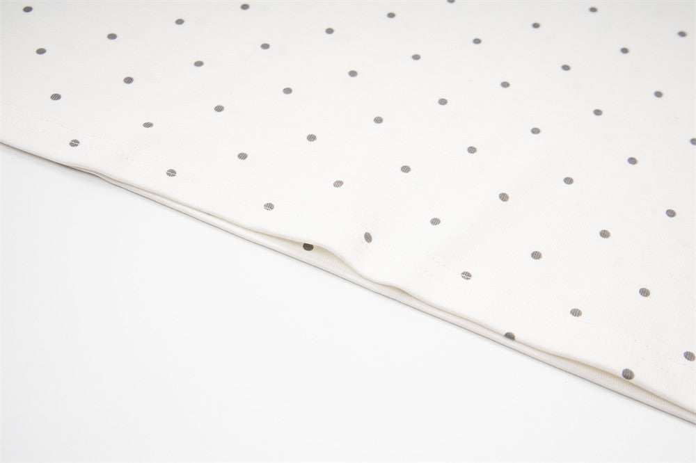 Polka Dot Star Graphic Oversized T-Shirt | Streetwear Crew Neck Tee