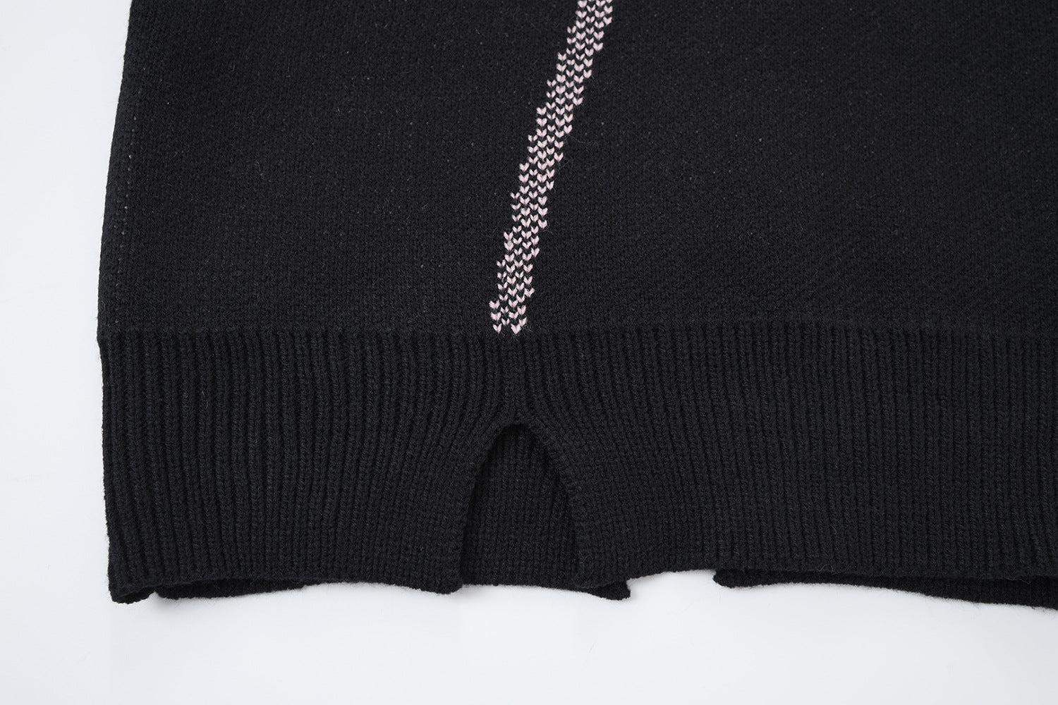 Pull homme col rond oversize en maille jacquard étoile effet usé