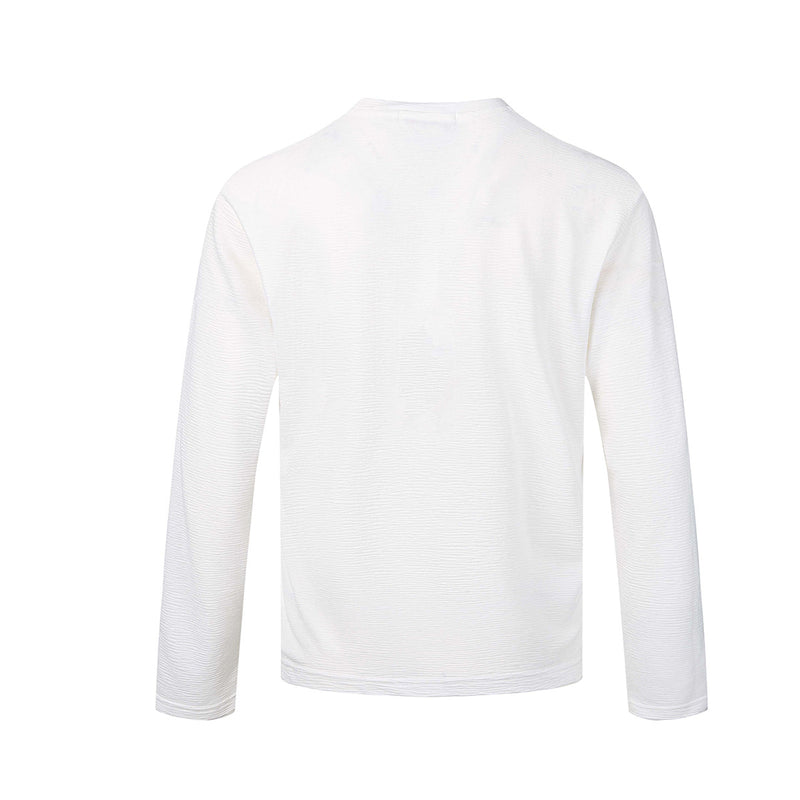 Long Sleeve Graphic Shirt – Cello Musician Sketch Print, Relaxed Fit