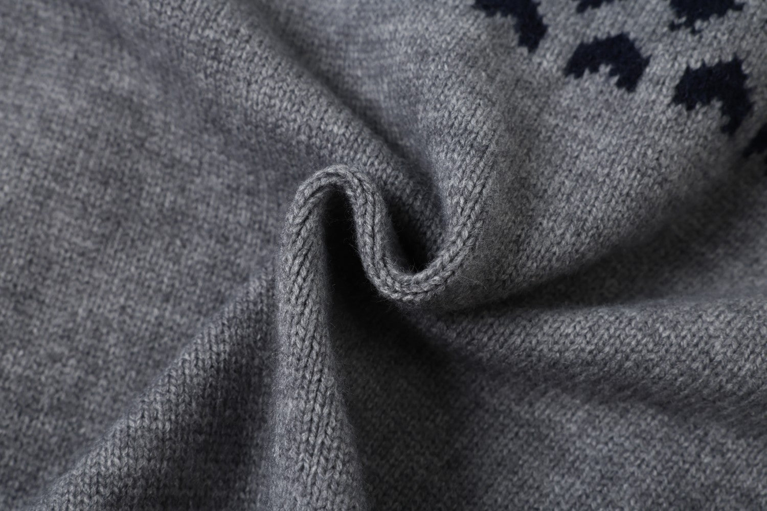 Fair Isle Jacquard Polo Collar Knit Sweater – Vintage Pattern Pullover