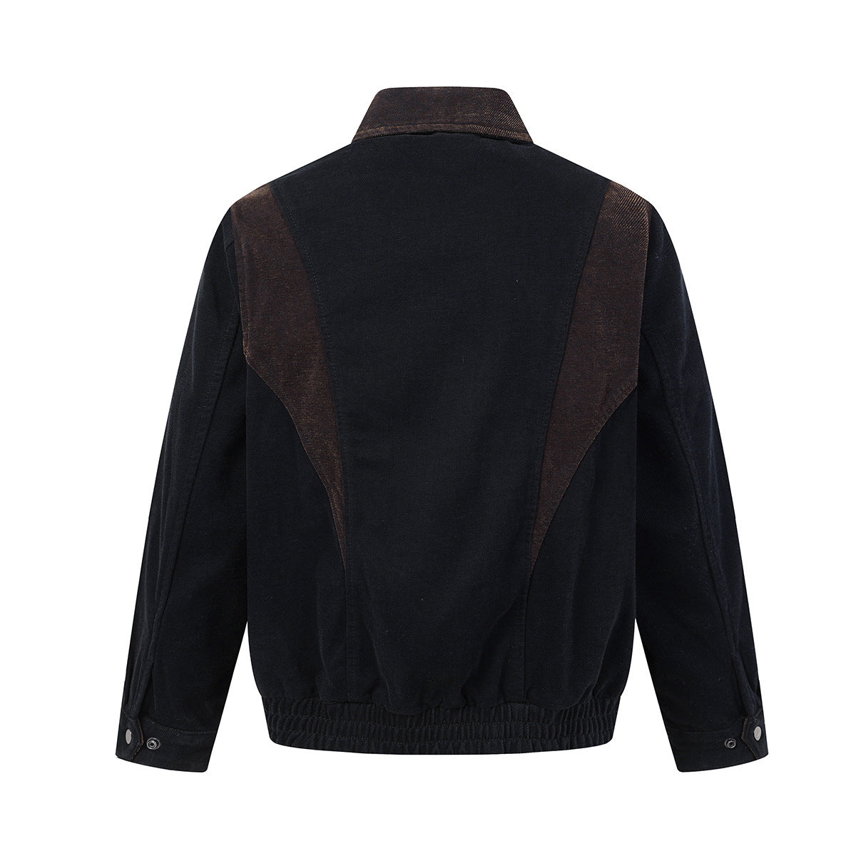 Veste Harrington en velours coupe boxy – Style workwear américain rétro