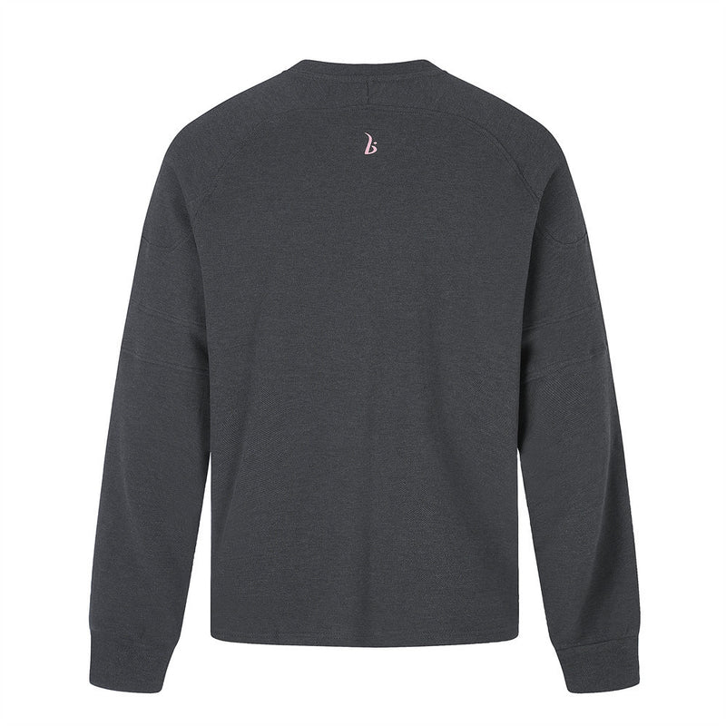 Black Energy No.19 Number Print Long Sleeve Sweatshirt – Oversized V-Neck Sports