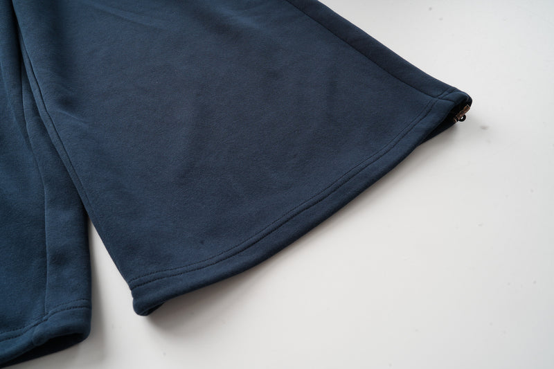 Sweatpants mit weitem Bein, Retro-Grafikpatch und geradem Schnitt
