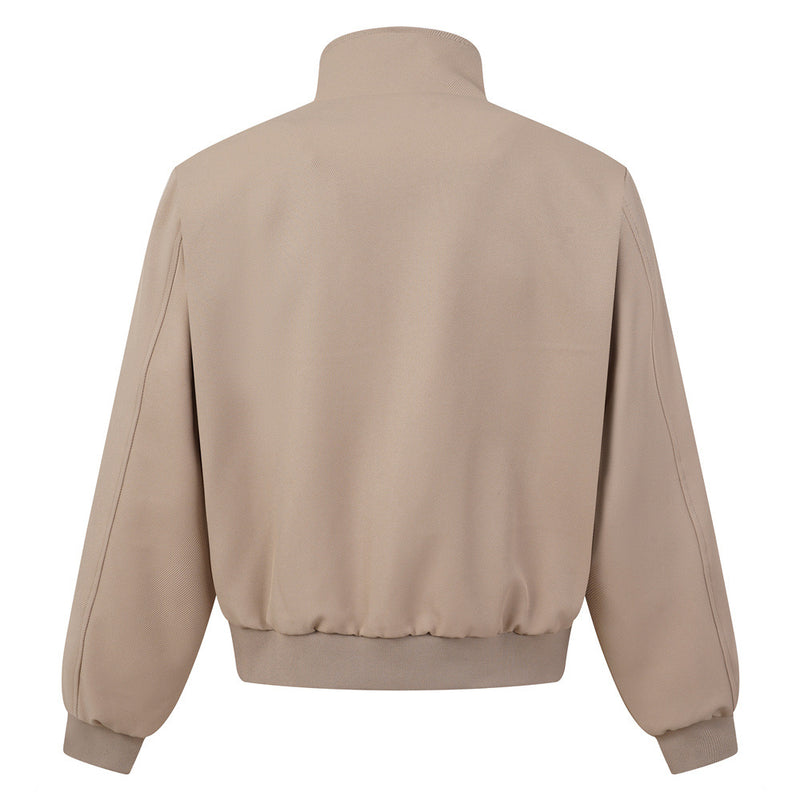 Blouson bomber oversize avec col montant et poches cargo