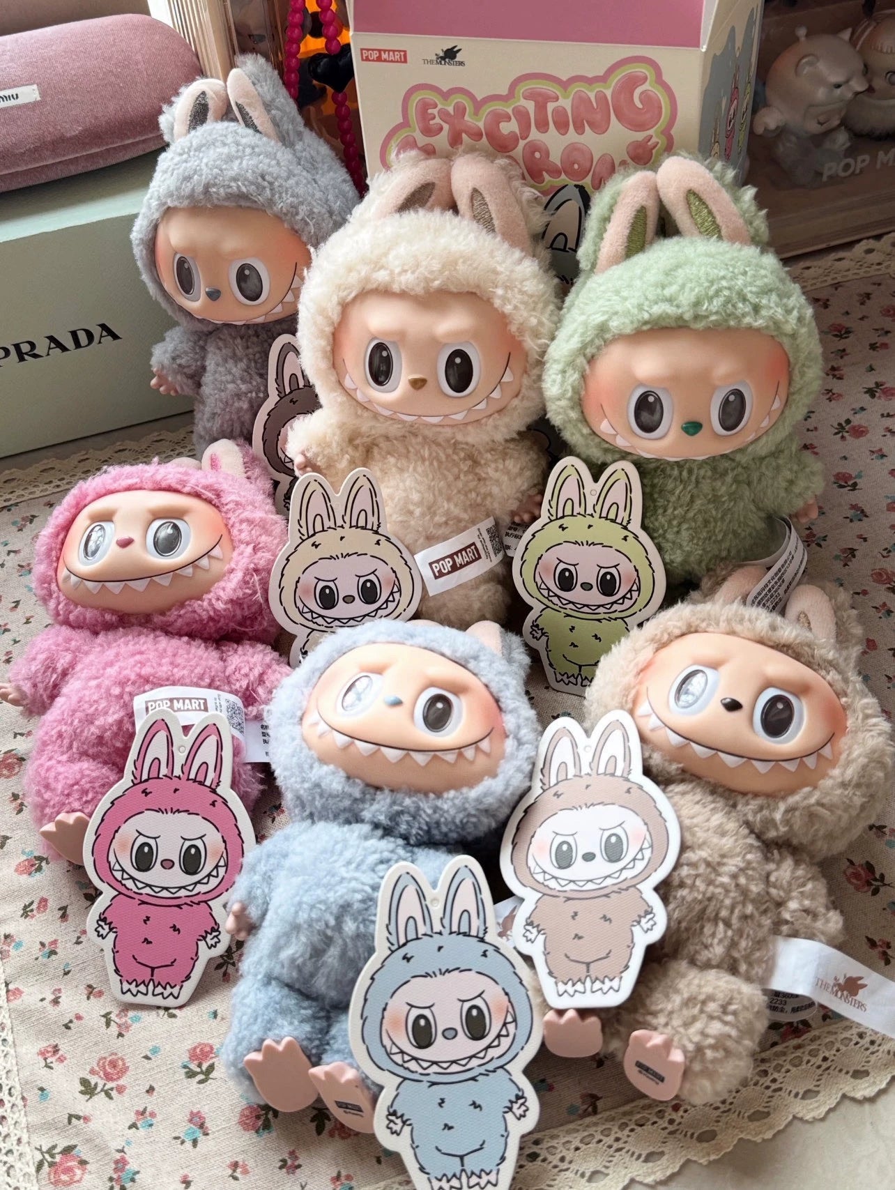 LABUBU ポップマート Sesame Bean Buy POP MART Labubu Sesame Bean Keychain – Vol. 1 Plush