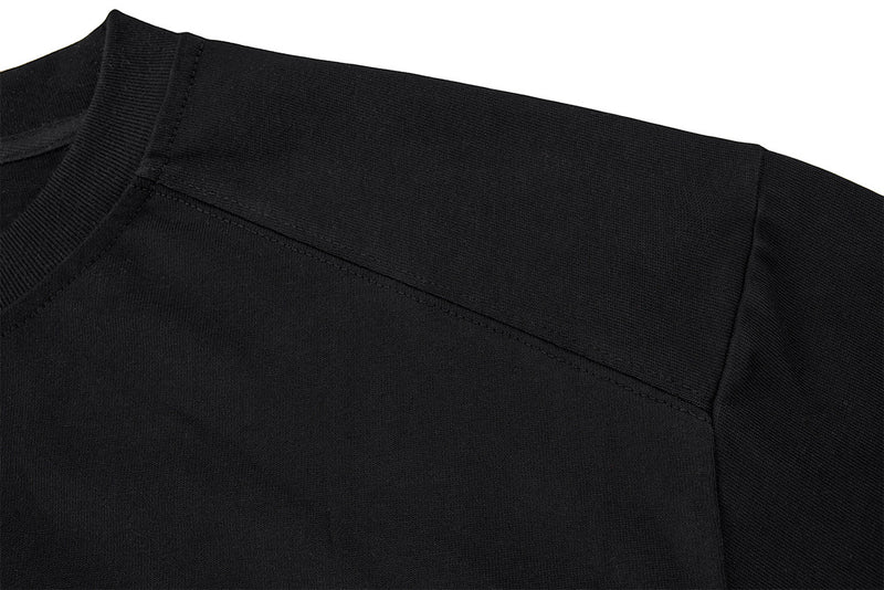 ロングスリーブグラフィックTシャツ｜MT 99 オールドイングリッシュプリント ブラック クルーネック