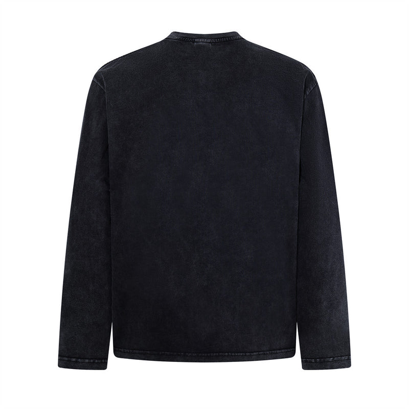 Long Sleeve Graphic T-Shirt Men – General Store Print, Relaxed Fit