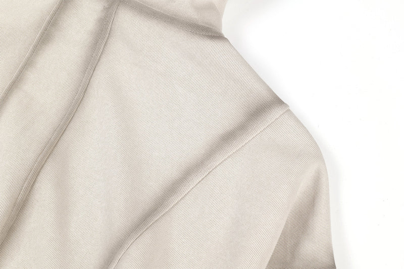 Sudadera de hombre con capucha y cremallera, paneles lavados y corte extragrande