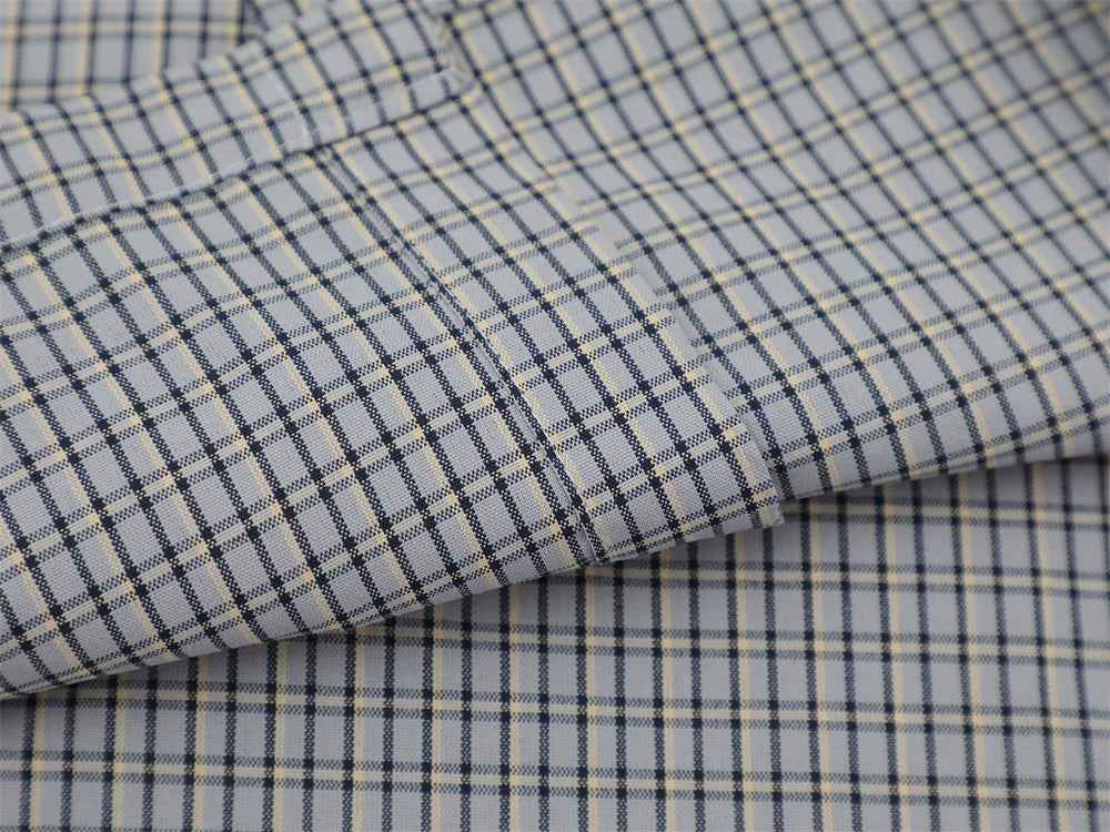 Paint Splash Embroidery Plaid Short Sleeve Shirt – Oversized Fit