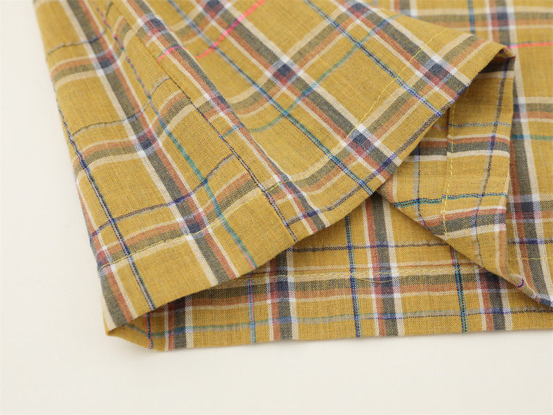 No Chains No Limits Plaid Short Sleeve Shirt – Relaxed Fit Button-Up