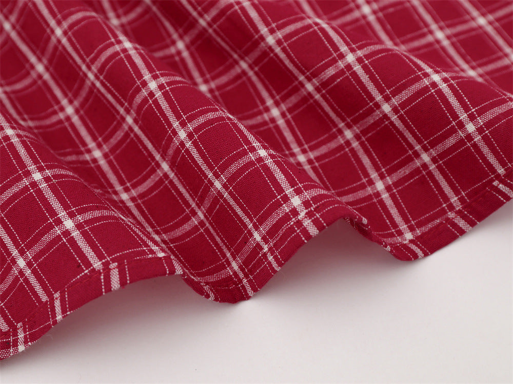 Camisa de cuadros de manga larga para hombre – Estampado gráfico desgastado, corte holgado