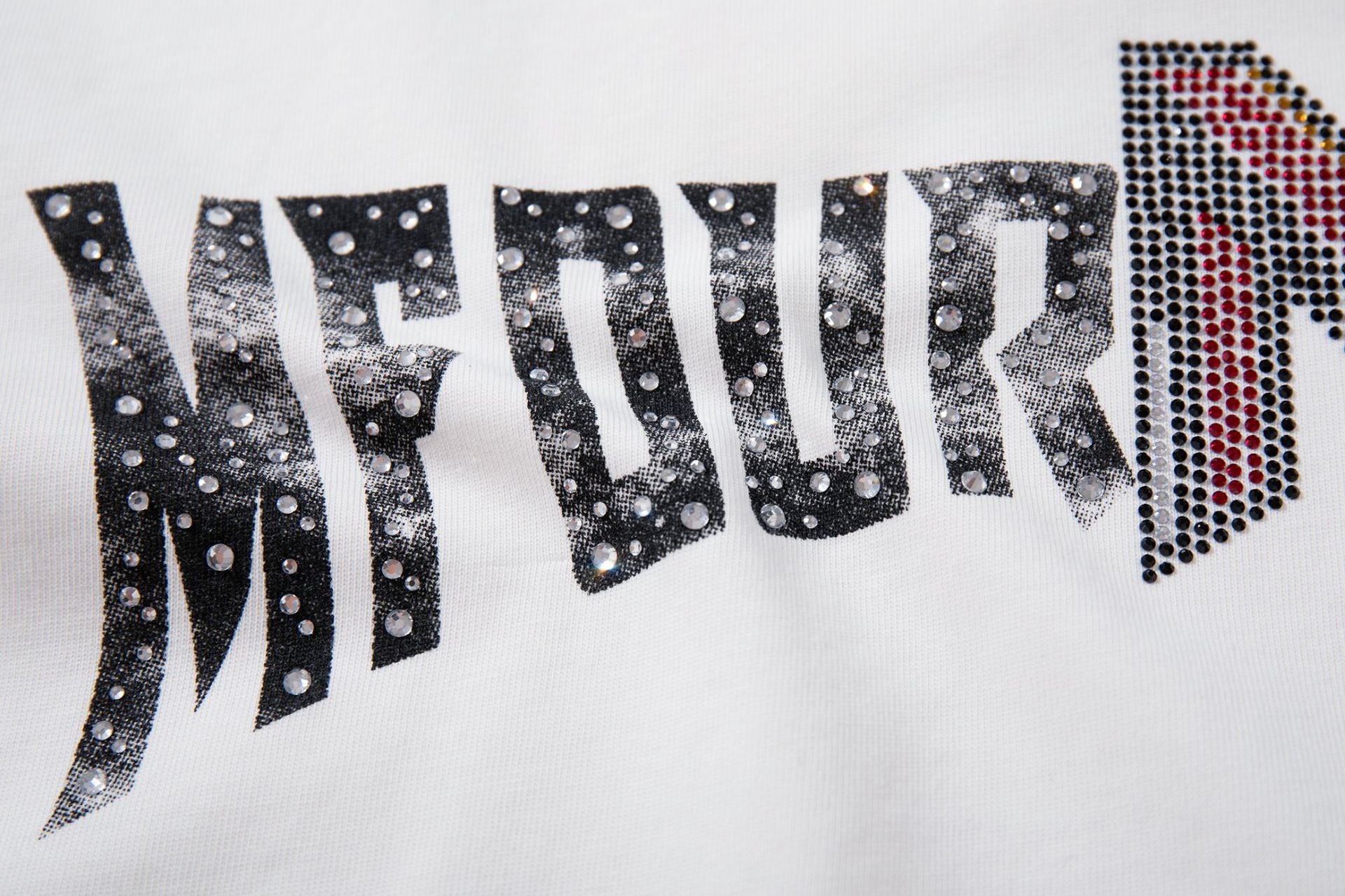 Chemise graphique à manches longues imitation superposition – Imprimé racing motocross MFOUR MAKEY