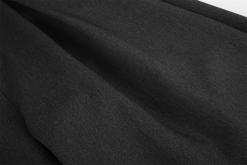 Wide-Leg Pleated Trousers – High-Waist Oversized Silhouette