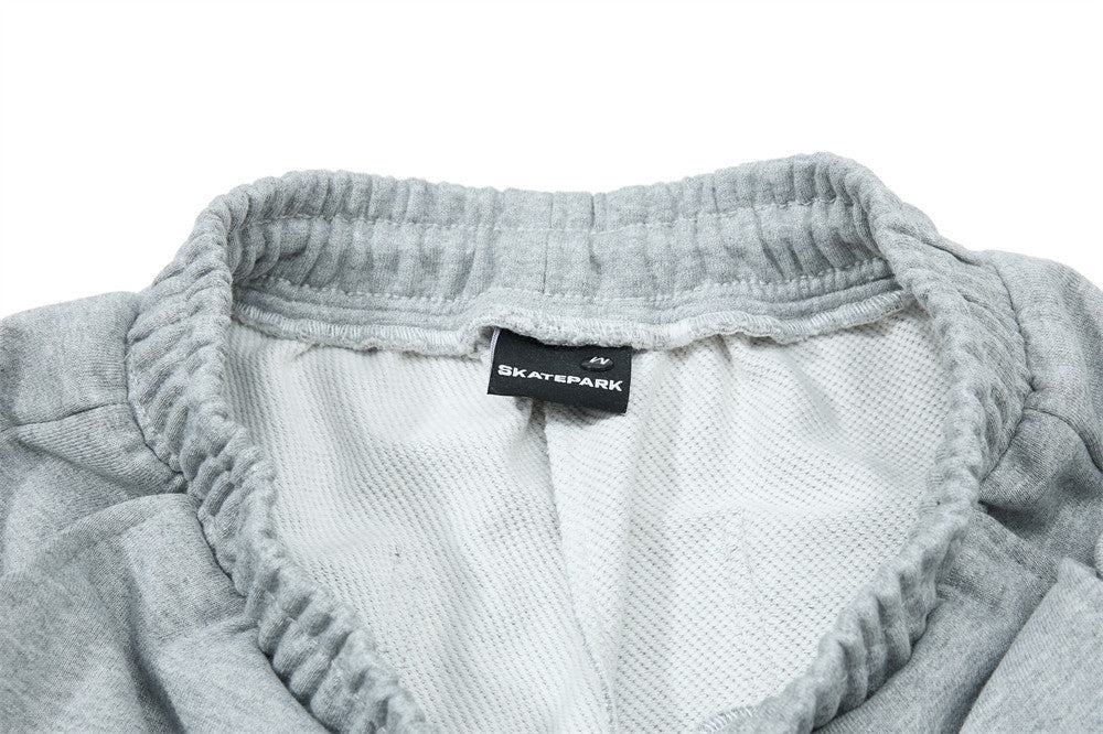 Wide-Leg Sweatpants with Pegasus Embroidery & Crew Skatepark Graphic