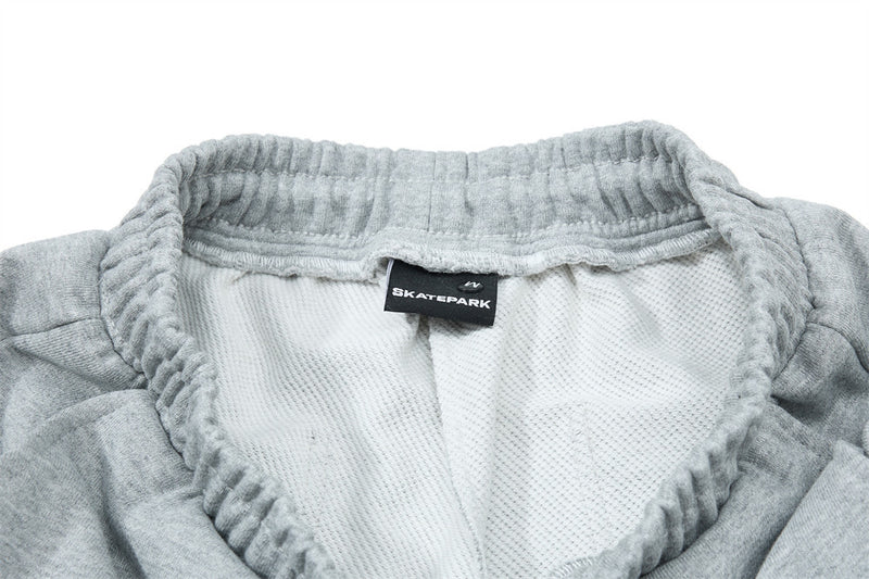 Wide-Leg Sweatpants with Pegasus Embroidery & Crew Skatepark Graphic