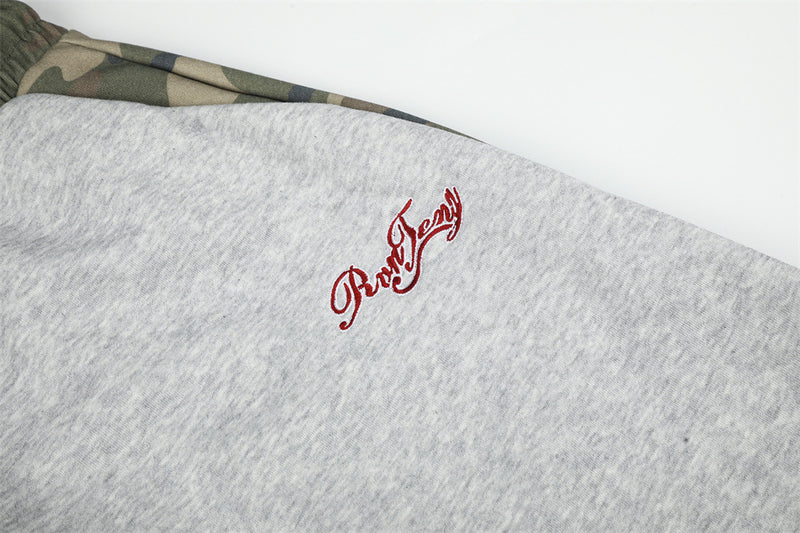 Pantalon de jogging camo à jambes larges – Jogger homme oversize streetwear hip-hop