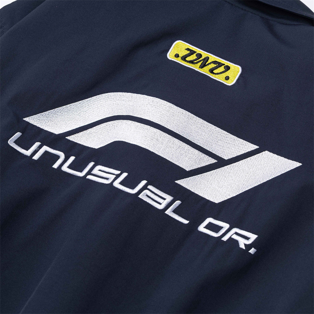 Zip Up Jacket Men – F1 Racing Graphic Oversized Bomber Jacket