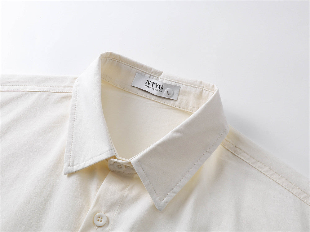 Men Short Sleeve Button Down Shirt – Cartoon Graphic Oversized Streetwear
