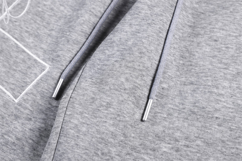 Wide-Leg Sweatpants with Cross Script Graphic Print