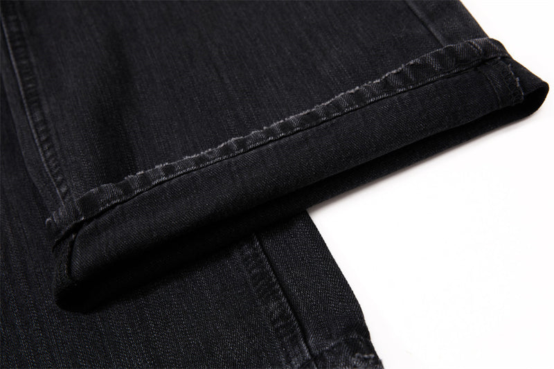 Wide-Leg Baggy Jeans – Vintage Washed Straight-Cut Denim