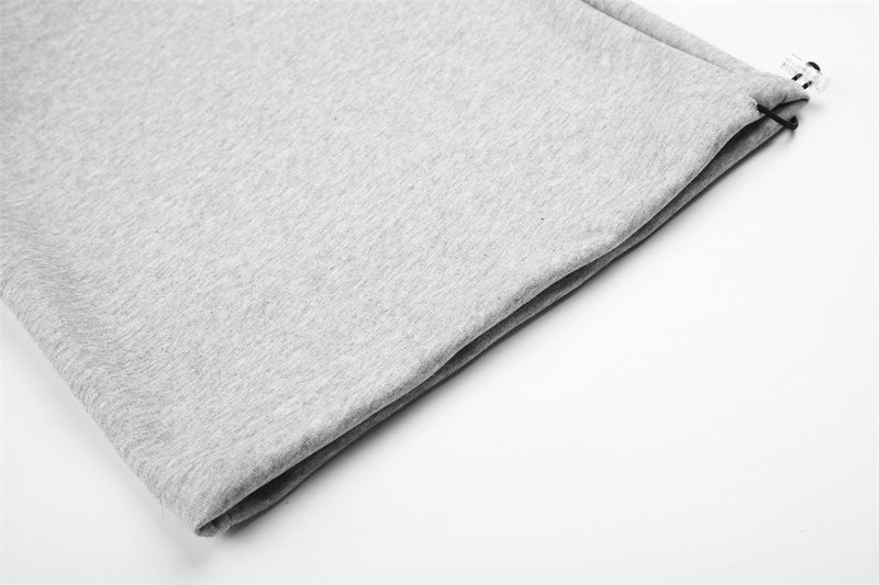 Pantalones de Chándal de Pierna Ancha con Texto de Strass – Corte Bombacho Extragrande con Cordón