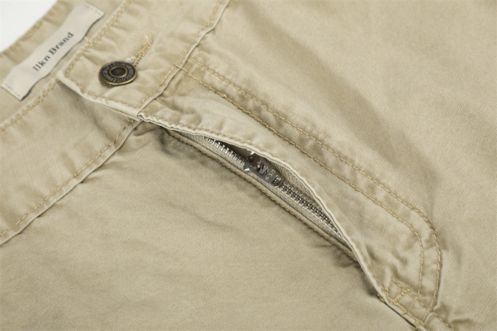 Wide-Leg Cargo Pants with Deconstructed Patchwork Seam Detail