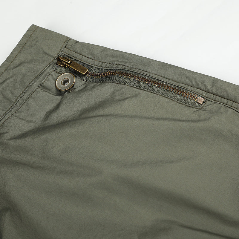 Wide-Leg Parachute Cargo Pants – Pleated Baggy Fit with Zip Pockets