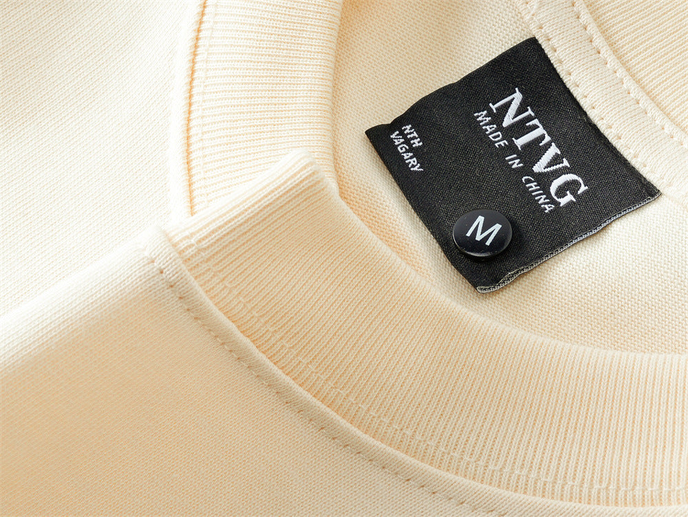 Long Sleeve T-Shirt with 1987 Varsity Graphic, Relaxed Fit Crew Neck