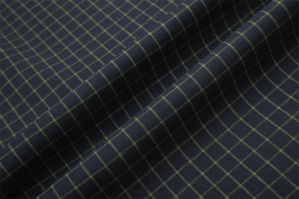 Plaid Wide-Leg Pants – Contrast Elastic Waistband, Relaxed Fit