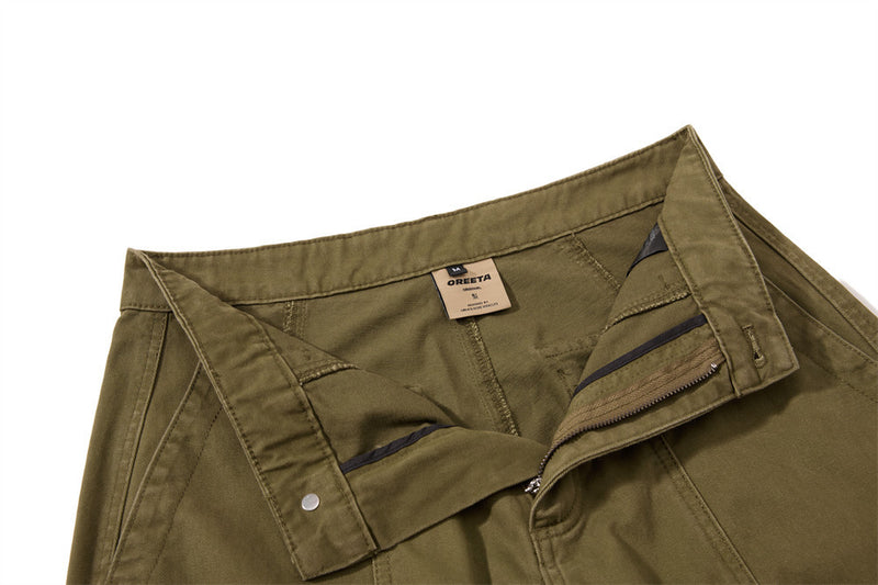 Wide-Leg Cargo Pants – Punk Streetwear Deconstructed Multi-Pocket Trousers