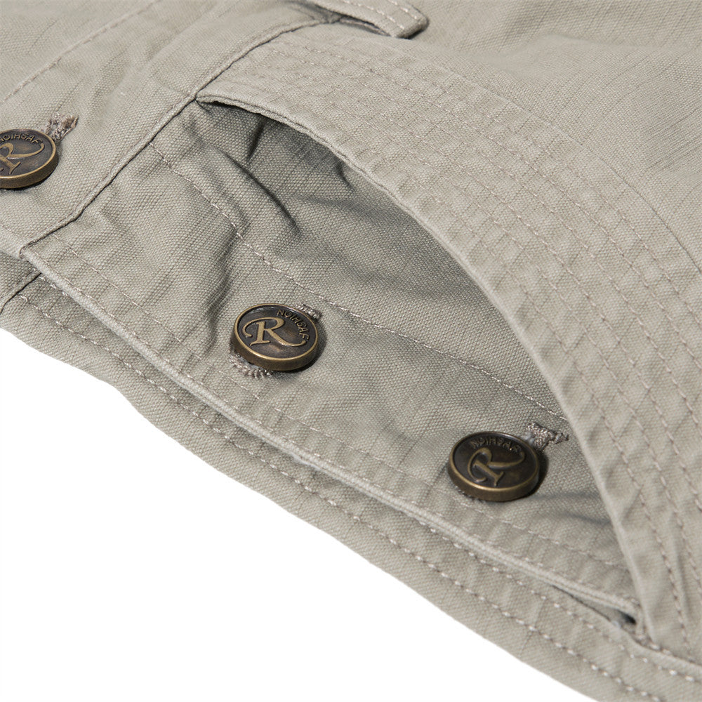 One-Shoulder Bib Overalls – Wide-Leg Cargo Pants with Zip Pockets & Pintuck