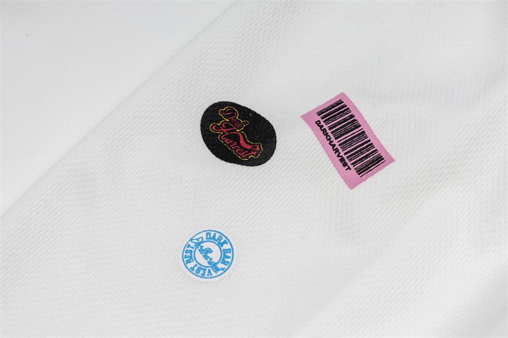 Long Sleeve Checkerboard Stripe Graphic Shirt – Darkha Vrvest Racing Badge Print