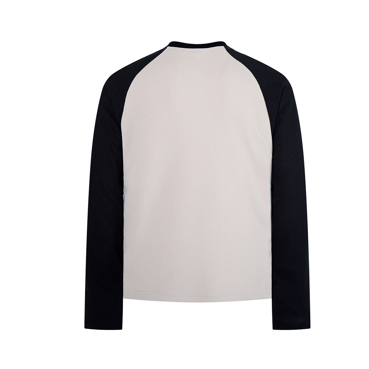 The Streets Punk Graphic Waffle Knit Raglan Long Sleeve Shirt – Black &