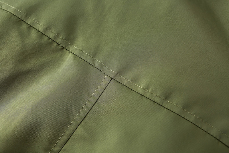 Faux Fur Collar Bomber Jacket with Quilted Lining