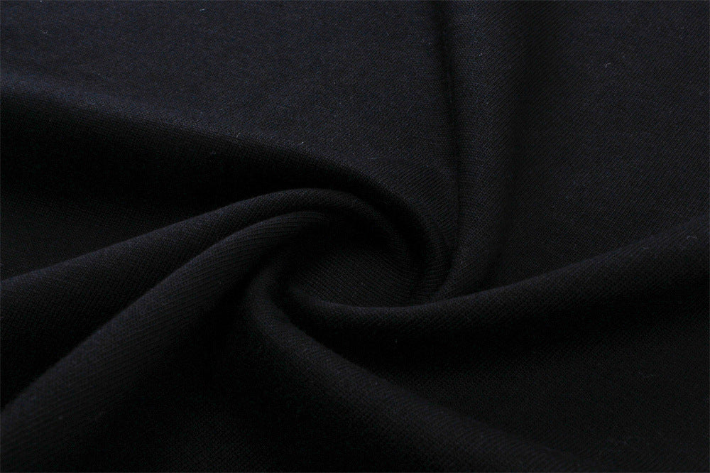 Polo homme à motif croix – Manches courtes, coupe vintage oversize