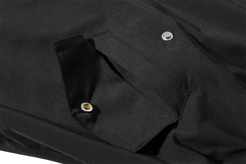 Veste cargo homme oversize à col montant et manches froncées