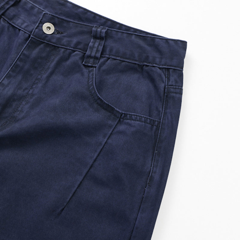 Baggy Cargo Pants for Men – Wide Leg Pleated Straight-Cut Workwear Trousers