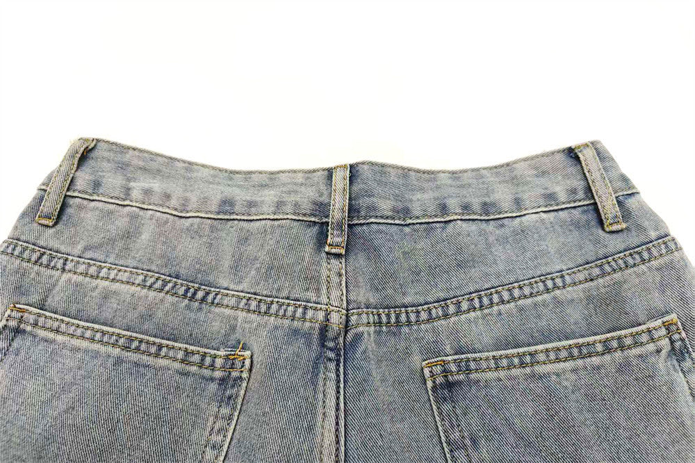 Gradient Tie-Dye Washed Wide-Leg Jeans – Vintage Punk Distressed Straight Fit