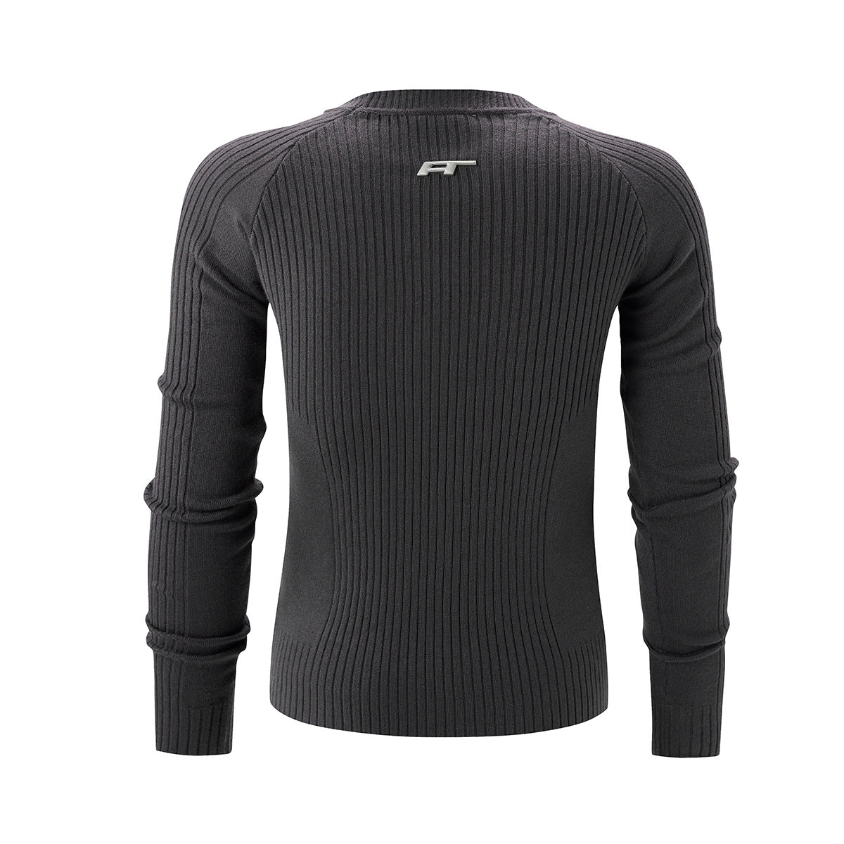 Men's Slim-Fit Ribbed Knit Crewneck Sweater