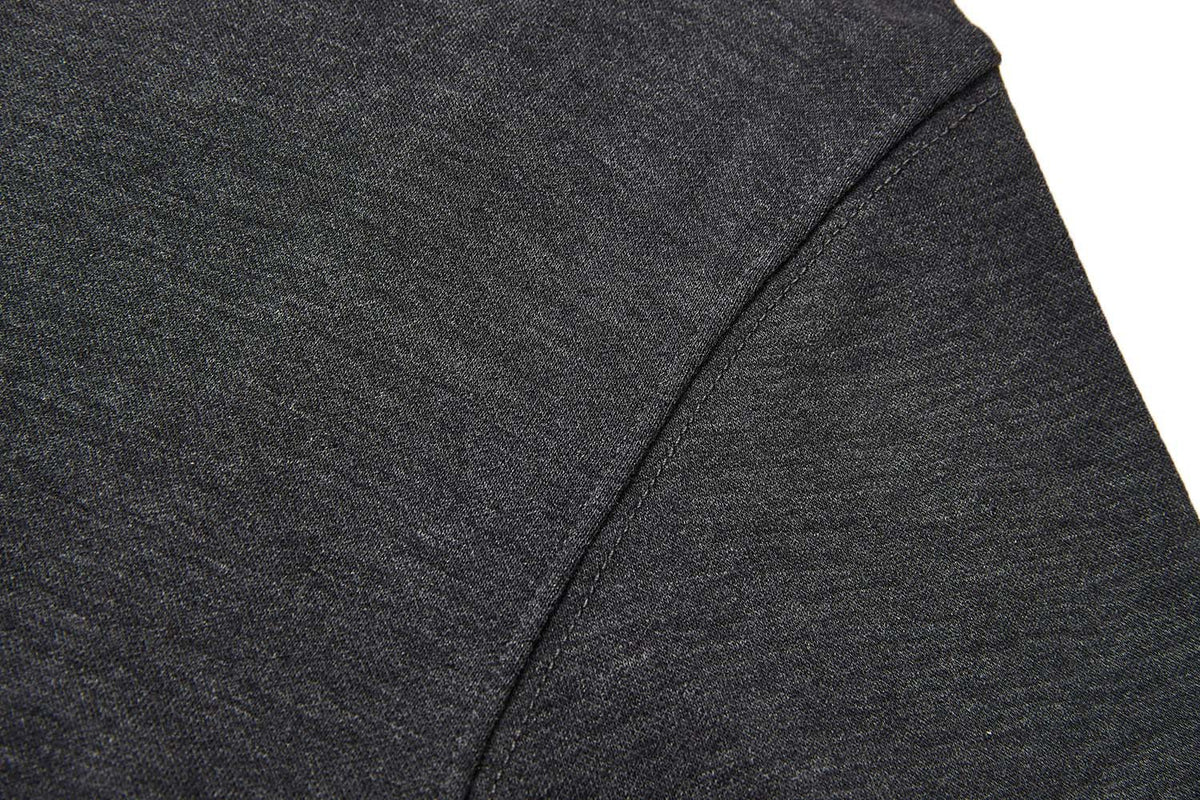 Men's Long Sleeve Crew Neck Shirt – Relaxed Fit Solid Tee