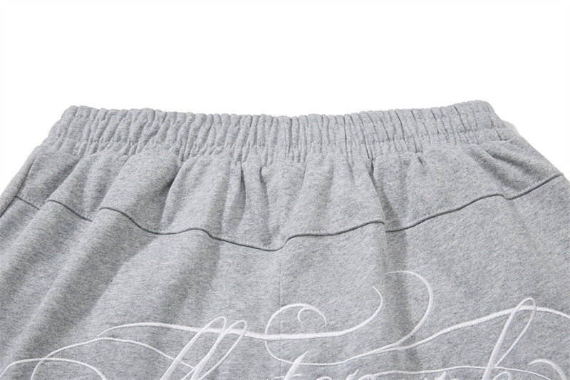 Skatepark Script Logo Wide-Leg Sweatpants with Cargo Pockets