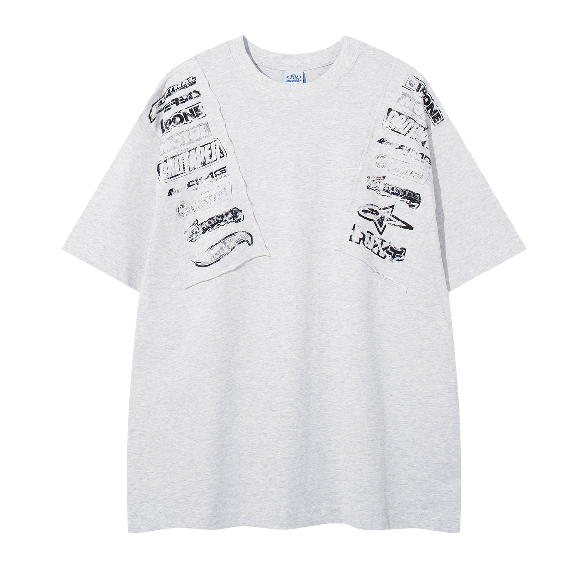 Oversized Motorsport Logo Patch T-Shirt – Streetwear Graphic Tee